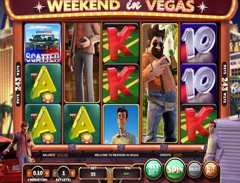 Скаттер в игре Weekend in Vegas